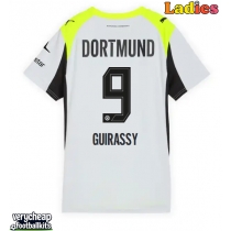 Borussia Dortmund Serhou Guirassy #9 Replica Away Shirt Ladies 2025-26 Short Sleeve